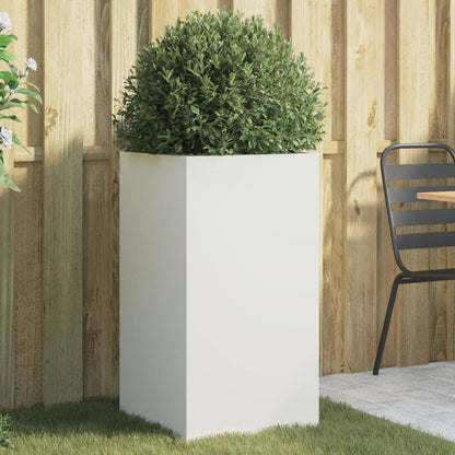 Plantenbak 42x38x75 cm koudgewalst staal wit 1 42 x 38 x 75 cm Wit
