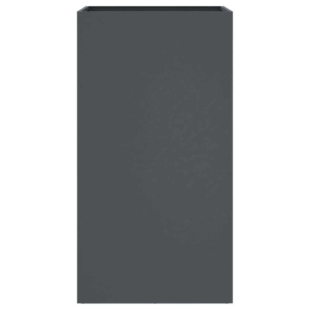 Plantenbak 42x38x75 cm koudgewalst staal antracietkleurig 1 42 x 38 x 75 cm Antraciet