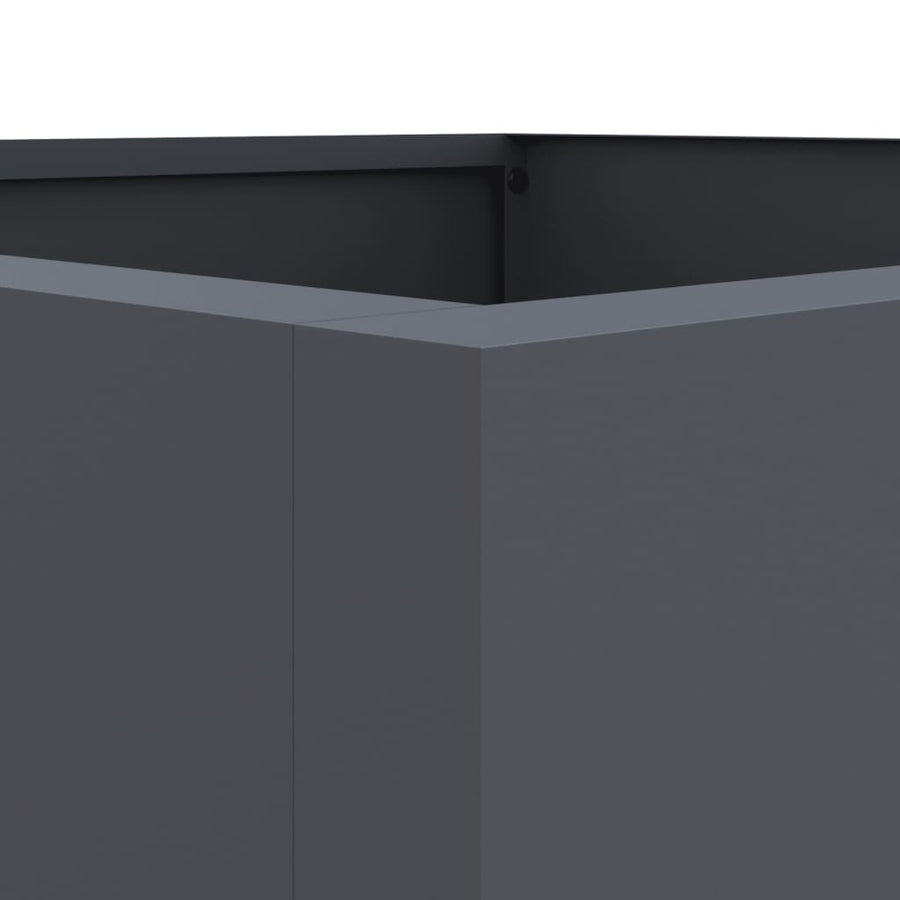 Plantenbak 42x38x75 cm koudgewalst staal antracietkleurig 1 42 x 38 x 75 cm Antraciet