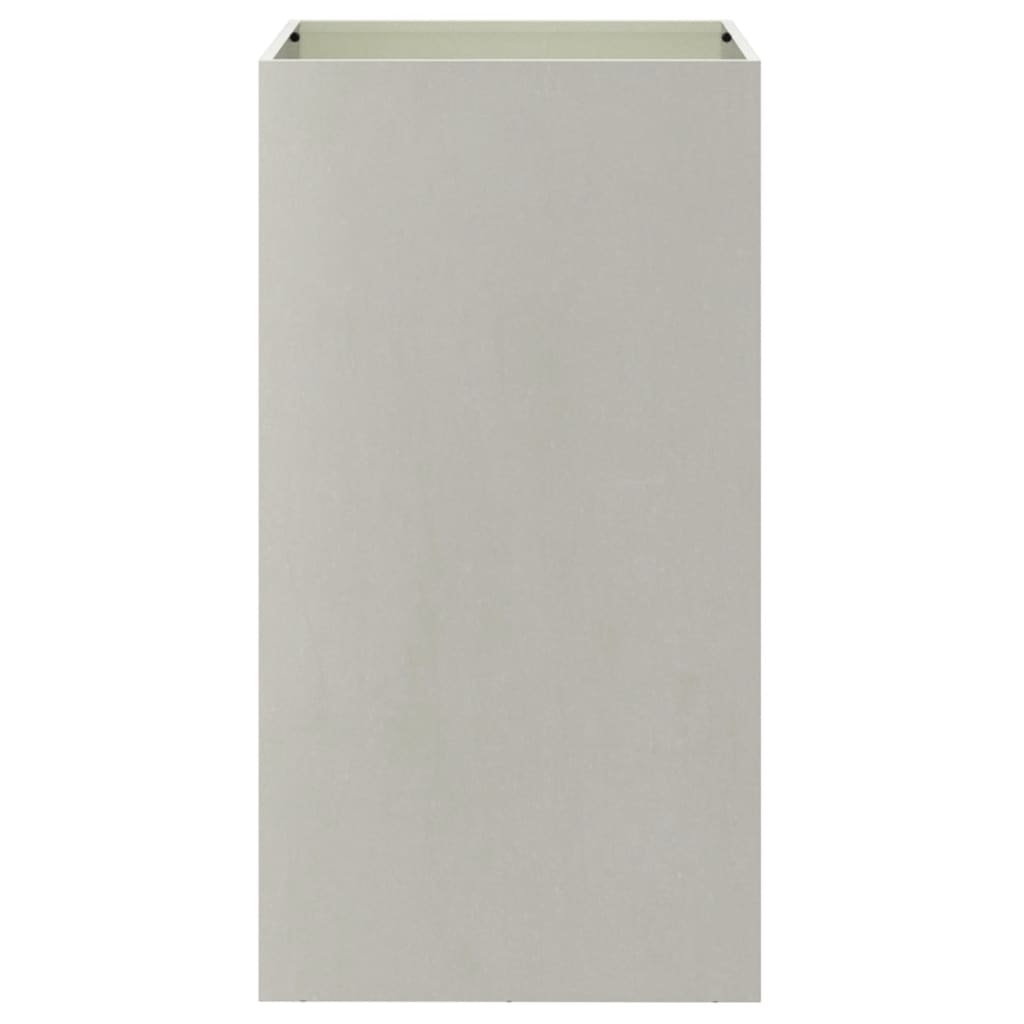 Plantenbak 42x38x75 cm roestvrij staal zilverkleurig 1 42 x 38 x 75 cm Zilver