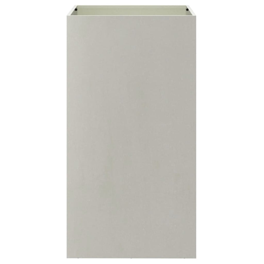 Plantenbak 42x38x75 cm roestvrij staal zilverkleurig 1 42 x 38 x 75 cm Zilver