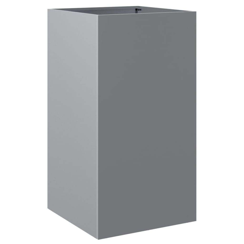 Plantenbak Gegalvaniseerd Staal Zilverkleurig 1 42 x 38 x 75 cm Zilvergrijs