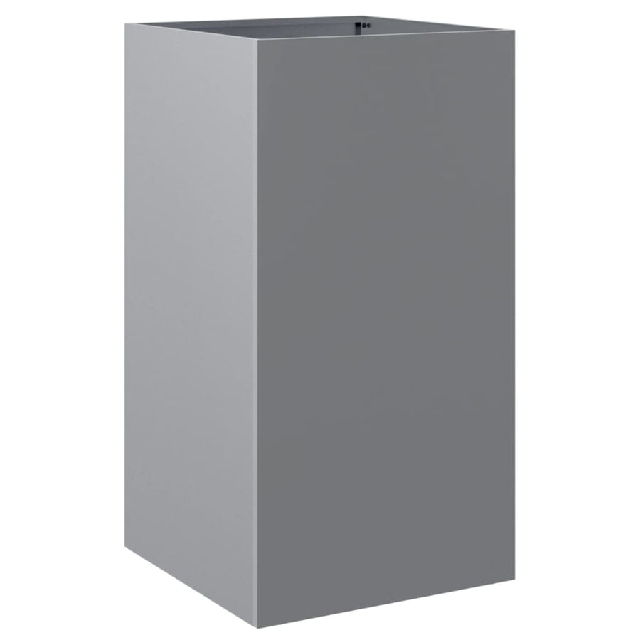 Plantenbak Gegalvaniseerd Staal Zilverkleurig 1 42 x 38 x 75 cm Zilvergrijs