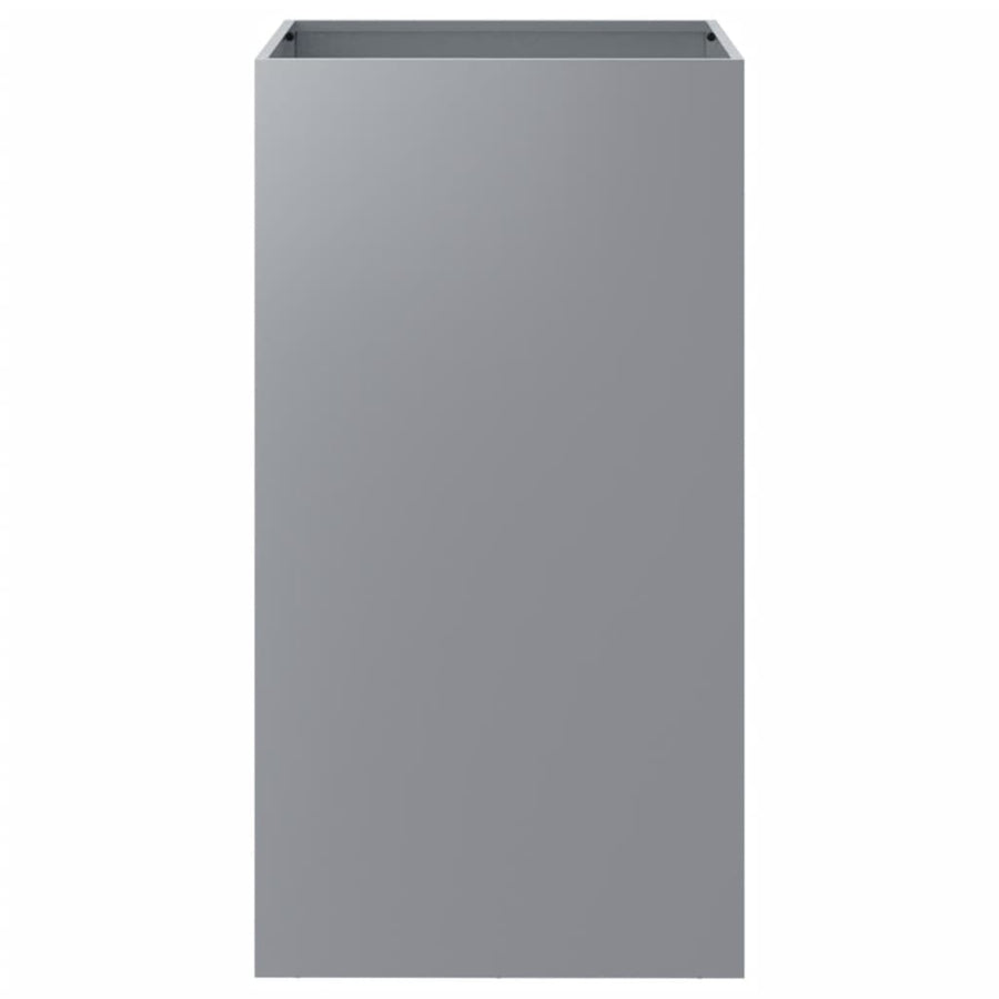 Plantenbak Gegalvaniseerd Staal Zilverkleurig 1 42 x 38 x 75 cm Zilvergrijs