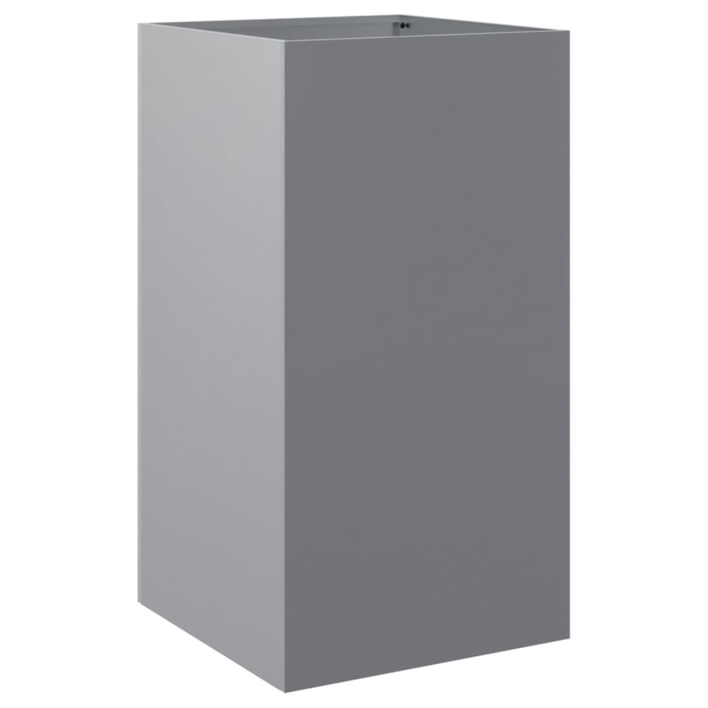 Plantenbak Gegalvaniseerd Staal Zilverkleurig 1 42 x 38 x 75 cm Zilvergrijs