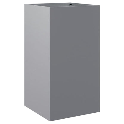 Plantenbak Gegalvaniseerd Staal Zilverkleurig 1 42 x 38 x 75 cm Zilvergrijs