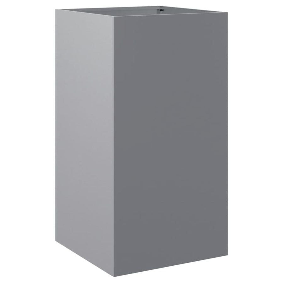 Plantenbak Gegalvaniseerd Staal Zilverkleurig 1 42 x 38 x 75 cm Zilvergrijs