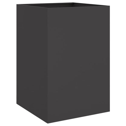 Plantenbak 52x48x75 cm koudgewalst staal zwart 1 52 x 48 x 75 cm Zwart