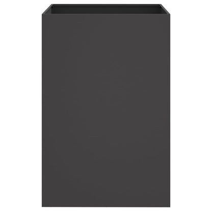 Plantenbak 52x48x75 cm koudgewalst staal zwart 1 52 x 48 x 75 cm Zwart
