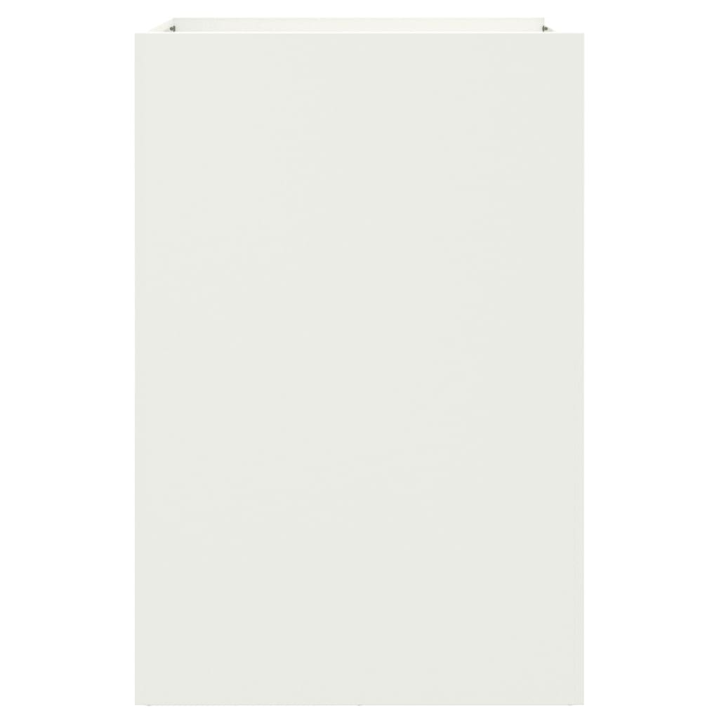 Plantenbak 52x48x75 cm koudgewalst staal wit 1 52 x 48 x 75 cm Wit