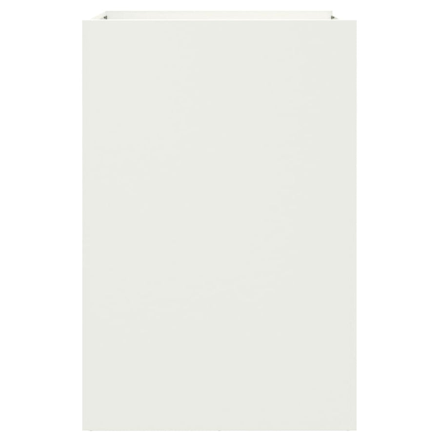 Plantenbak 52x48x75 cm koudgewalst staal wit 1 52 x 48 x 75 cm Wit