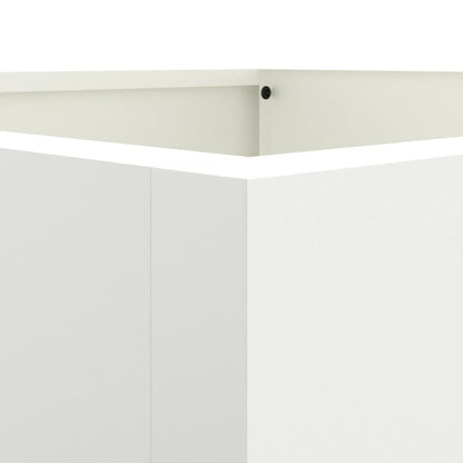 Plantenbak 52x48x75 cm koudgewalst staal wit 1 52 x 48 x 75 cm Wit