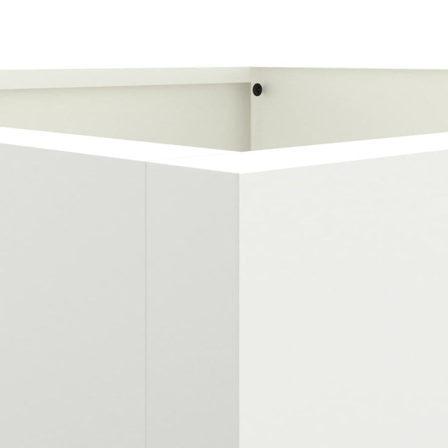 Plantenbak 52x48x75 cm koudgewalst staal wit 1 52 x 48 x 75 cm Wit
