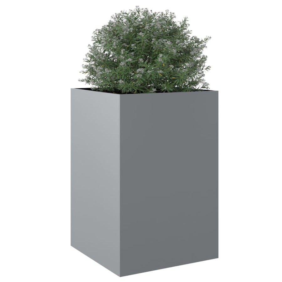 Plantenbak Gegalvaniseerd Staal Zilverkleurig 1 52 x 48 x 75 cm Zilvergrijs