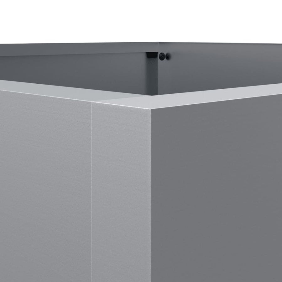 Plantenbak Gegalvaniseerd Staal Zilverkleurig 1 52 x 48 x 75 cm Zilvergrijs