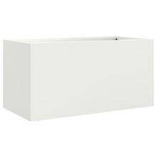 Plantenbak 62x30x29 cm koudgewalst staal wit 1 62 x 30 x 29 cm Wit