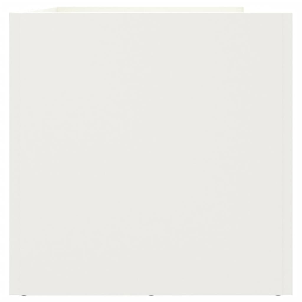 Plantenbak 62x30x29 cm koudgewalst staal wit 1 62 x 30 x 29 cm Wit