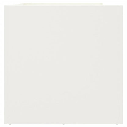Plantenbak 62x30x29 cm koudgewalst staal wit 1 62 x 30 x 29 cm Wit
