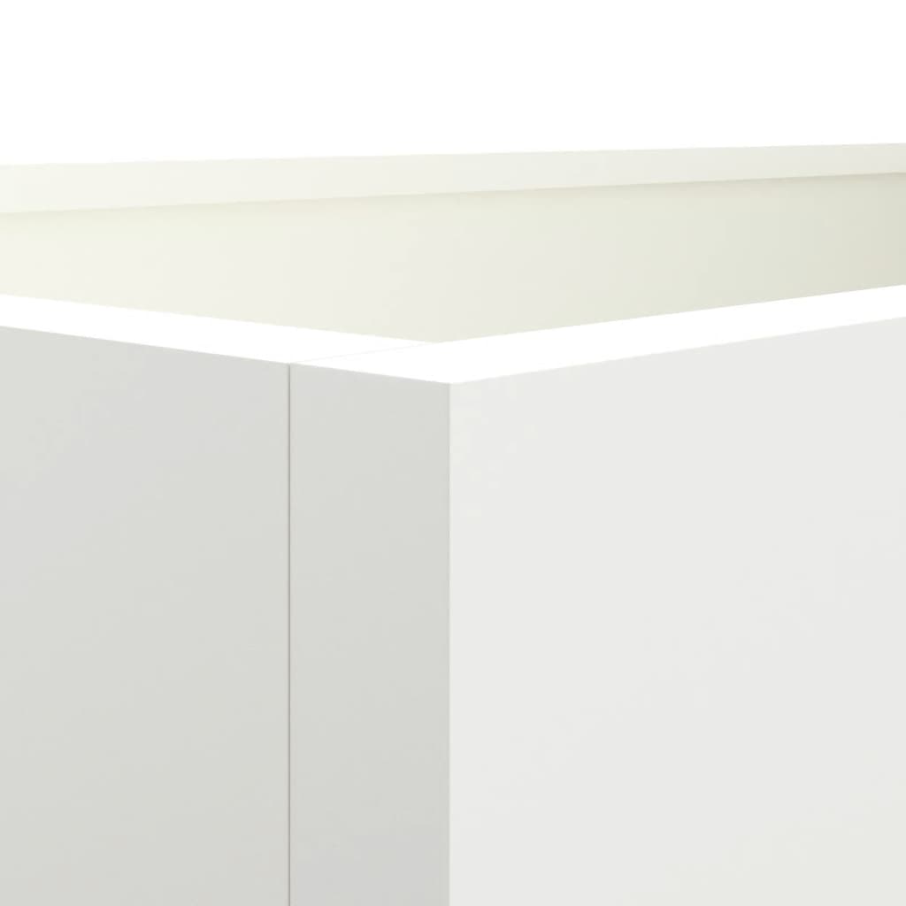 Plantenbak 62x30x29 cm koudgewalst staal wit 1 62 x 30 x 29 cm Wit