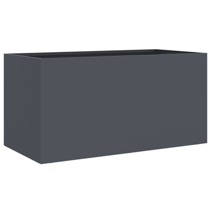 Plantenbak 62x30x29 cm koudgewalst staal antracietkleurig 1 62 x 30 x 29 cm Antraciet