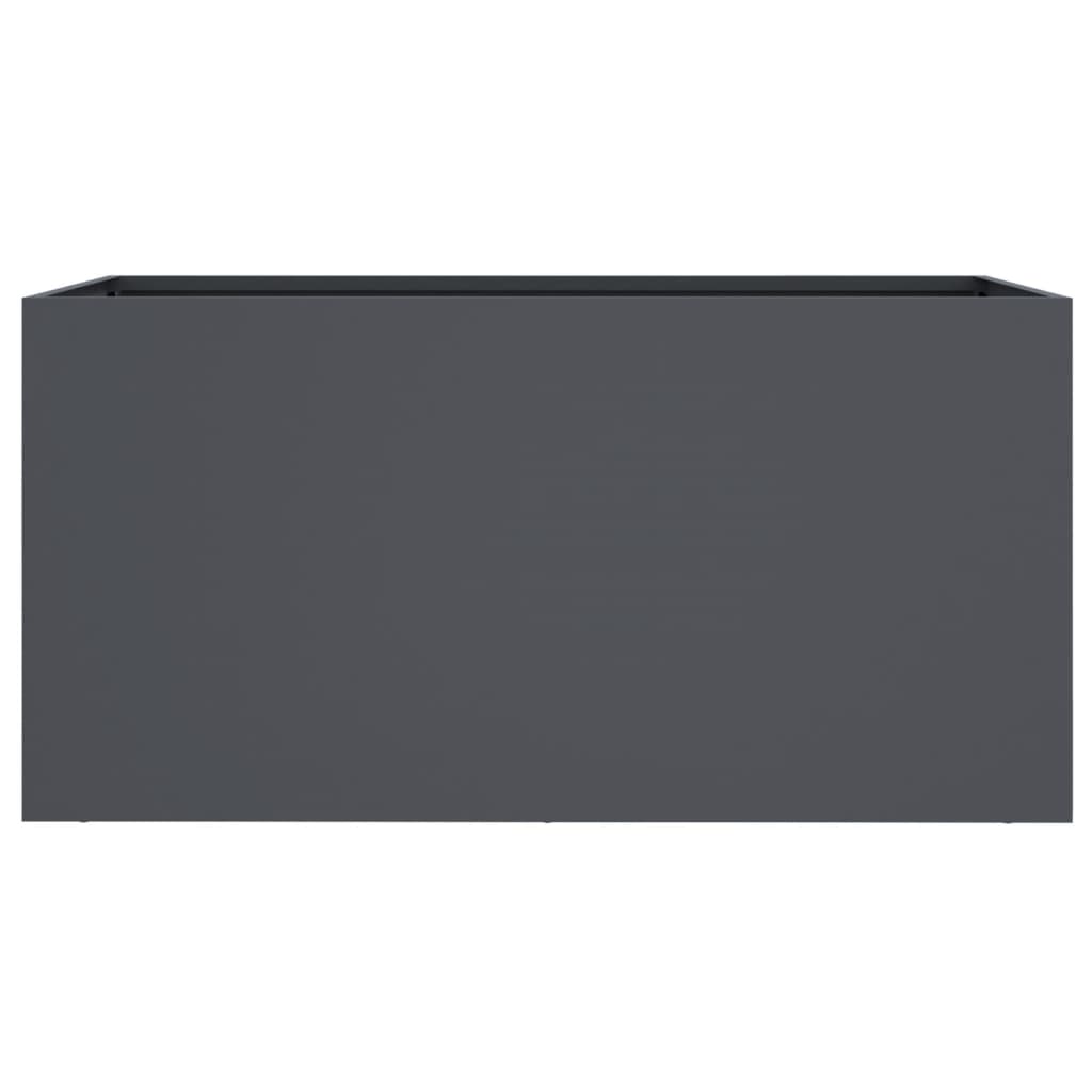Plantenbak 62x30x29 cm koudgewalst staal antracietkleurig 1 62 x 30 x 29 cm Antraciet