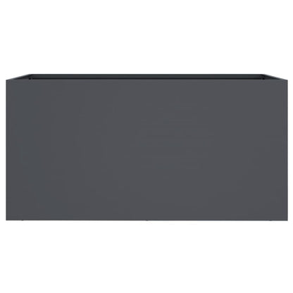 Plantenbak 62x30x29 cm koudgewalst staal antracietkleurig 1 62 x 30 x 29 cm Antraciet