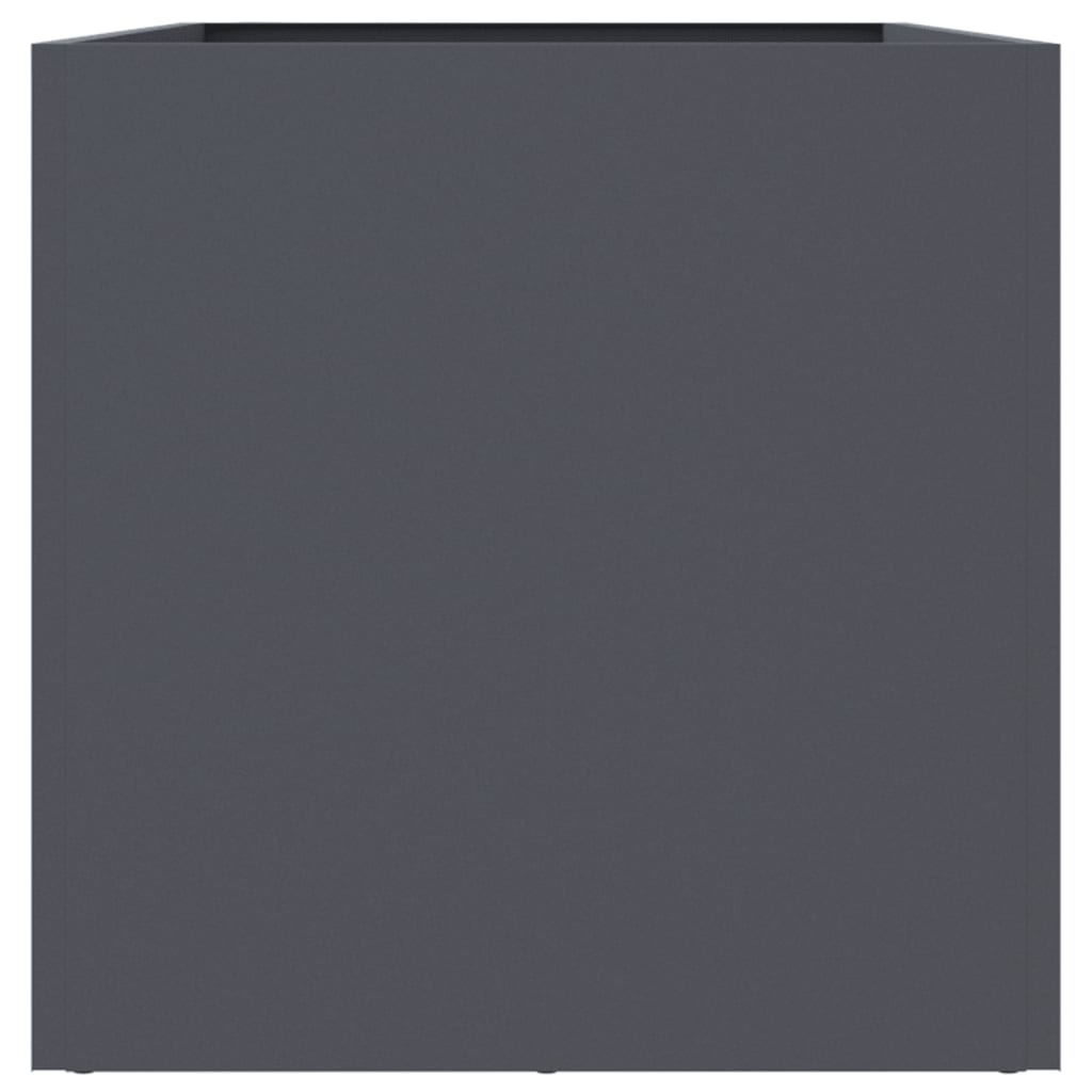 Plantenbak 62x30x29 cm koudgewalst staal antracietkleurig 1 62 x 30 x 29 cm Antraciet