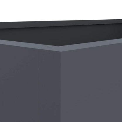 Plantenbak 62x30x29 cm koudgewalst staal antracietkleurig 1 62 x 30 x 29 cm Antraciet