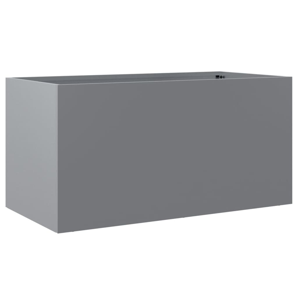Plantenbak 62x30x29 cm gegalvaniseerd staal zilverkleurig 1 62 x 30 x 29 cm Zilvergrijs