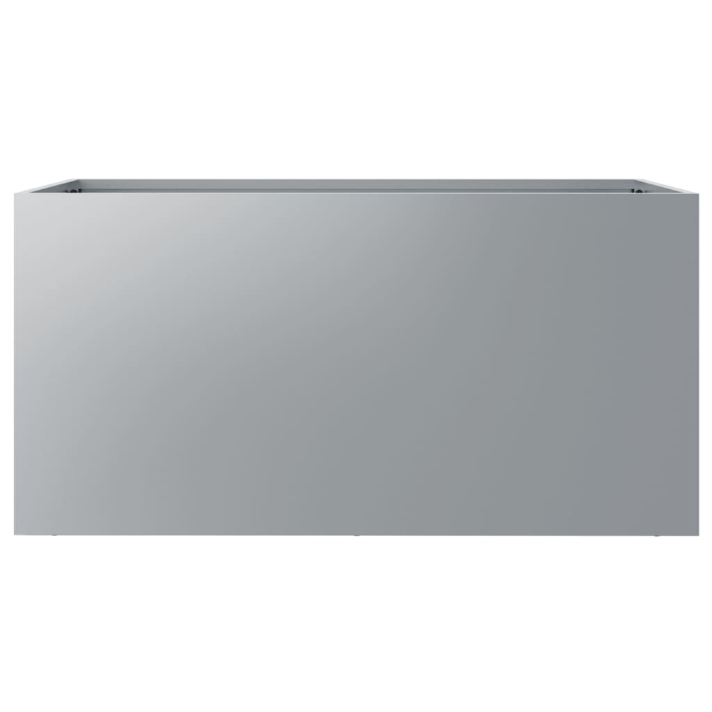Plantenbak 62x30x29 cm gegalvaniseerd staal zilverkleurig 1 62 x 30 x 29 cm Zilvergrijs