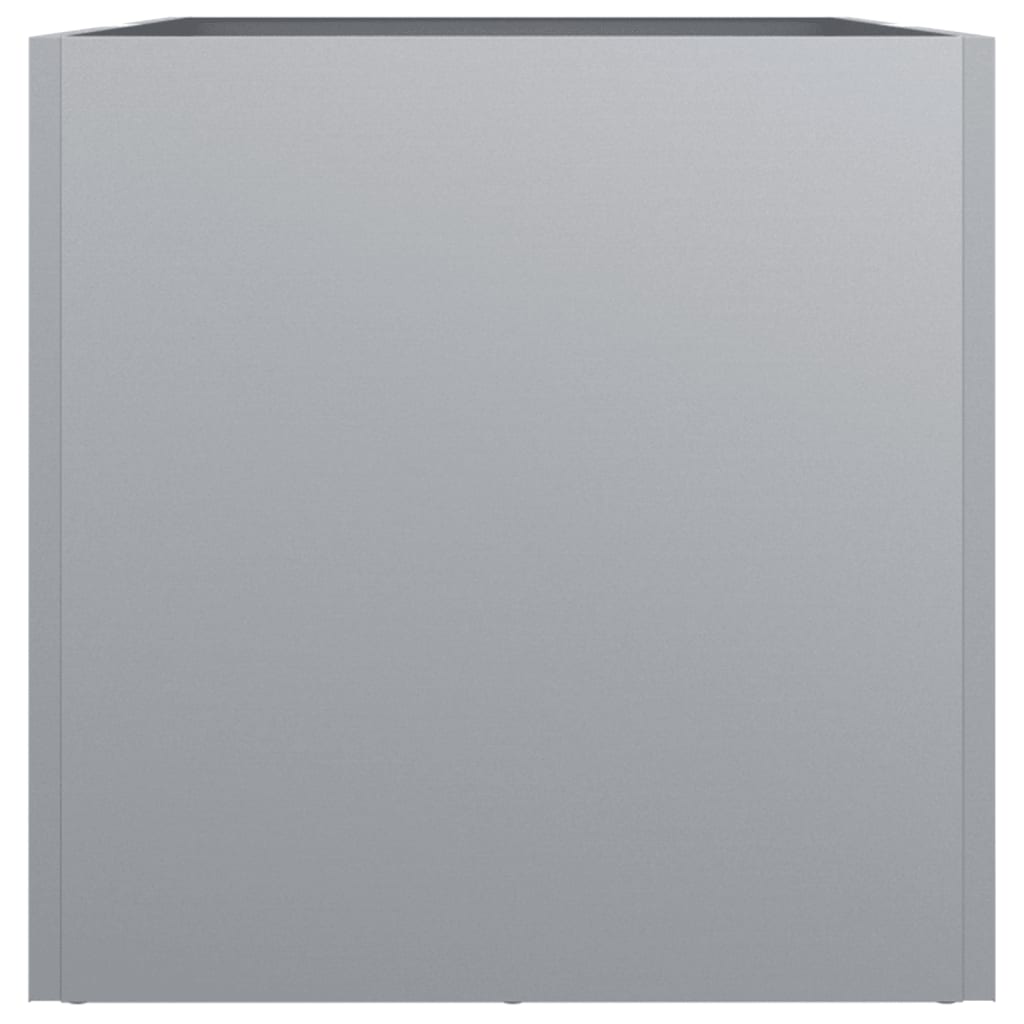 Plantenbak 62x30x29 cm gegalvaniseerd staal zilverkleurig 1 62 x 30 x 29 cm Zilvergrijs