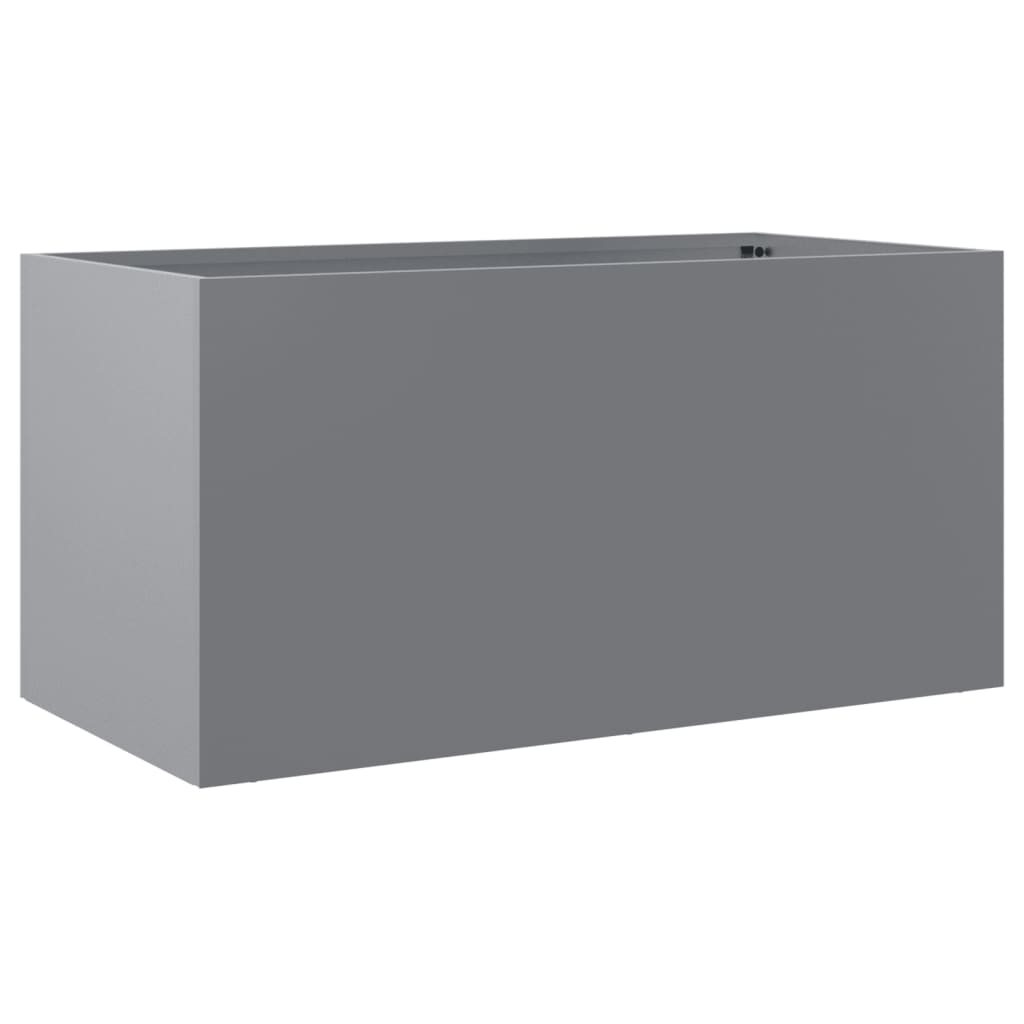 Plantenbak 62x30x29 cm gegalvaniseerd staal zilverkleurig 1 62 x 30 x 29 cm Zilvergrijs