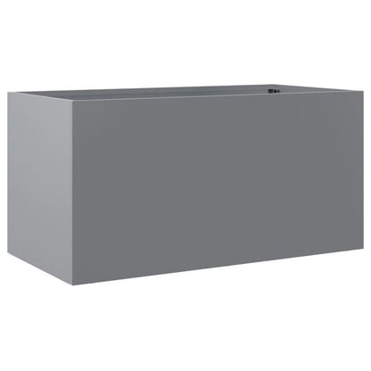 Plantenbak 62x30x29 cm gegalvaniseerd staal zilverkleurig 1 62 x 30 x 29 cm Zilvergrijs