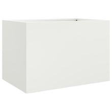 Plantenbak 62x40x39 cm koudgewalst staal wit 1 62 x 40 x 39 cm Wit