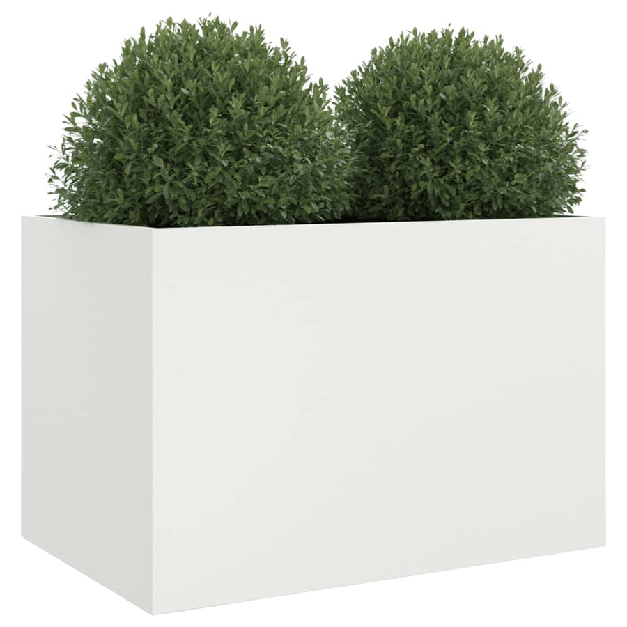 Plantenbak 62x40x39 cm koudgewalst staal wit 1 62 x 40 x 39 cm Wit