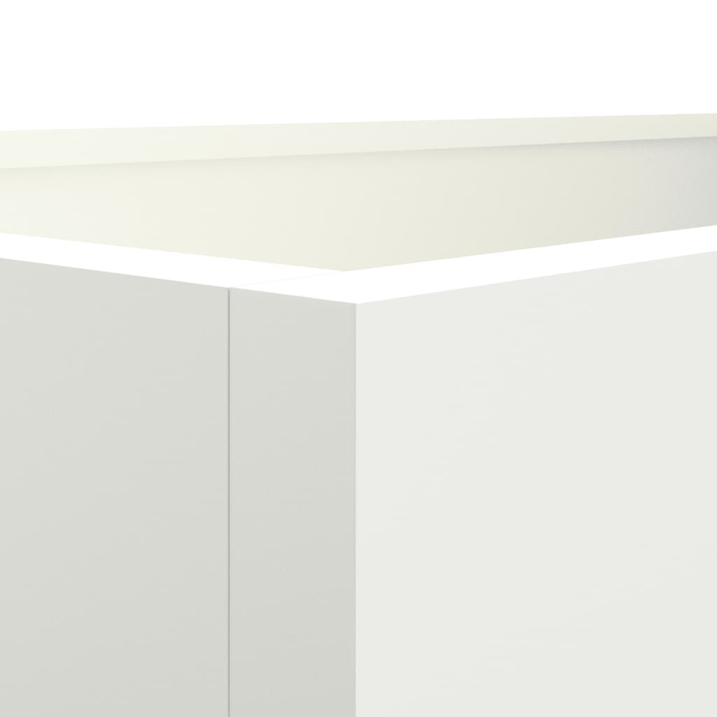 Plantenbak 62x40x39 cm koudgewalst staal wit 1 62 x 40 x 39 cm Wit
