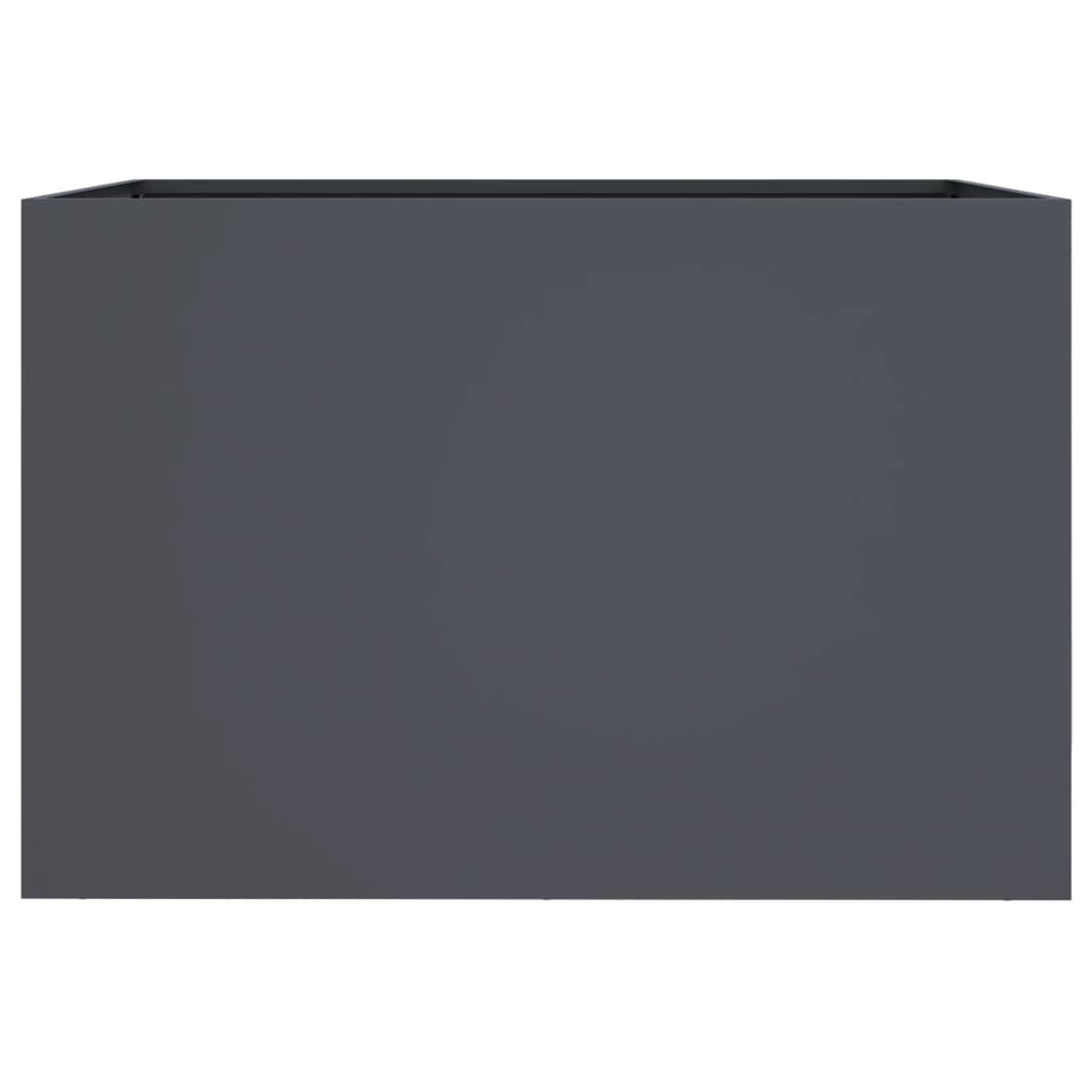Plantenbak 62x40x39 cm koudgewalst staal antracietkleurig 1 62 x 40 x 39 cm Antraciet