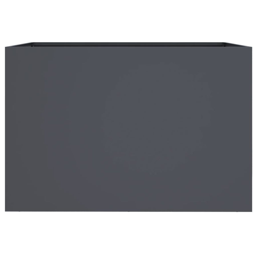 Plantenbak 62x40x39 cm koudgewalst staal antracietkleurig 1 62 x 40 x 39 cm Antraciet