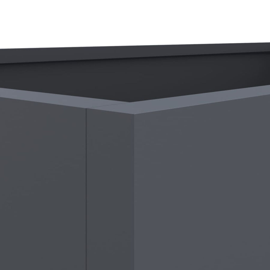 Plantenbak 62x40x39 cm koudgewalst staal antracietkleurig 1 62 x 40 x 39 cm Antraciet