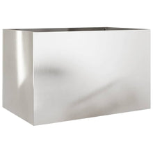 Plantenbak 62X40X39 Cm Roestvrij Staal Zilverkleurig
