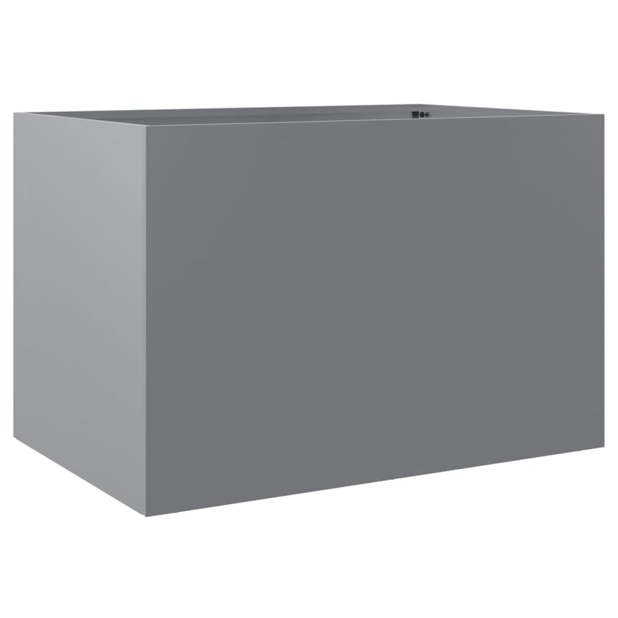 Plantenbak Gegalvaniseerd Staal Zilverkleurig 1 62 x 40 x 39 cm Zilvergrijs