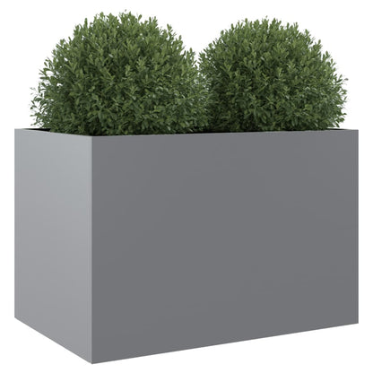 Plantenbak Gegalvaniseerd Staal Zilverkleurig 1 62 x 40 x 39 cm Zilvergrijs