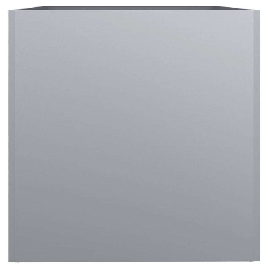 Plantenbak Gegalvaniseerd Staal Zilverkleurig 1 62 x 40 x 39 cm Zilvergrijs
