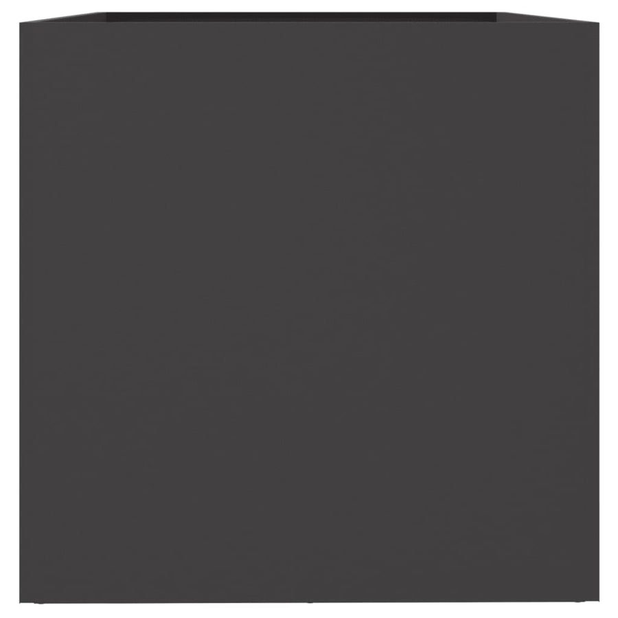 Plantenbak 62x47x46 cm koudgewalst staal zwart 1 62 x 47 x 46 cm Zwart