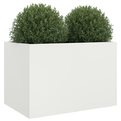 Plantenbak 62x47x46 cm koudgewalst staal wit 1 62 x 47 x 46 cm Wit