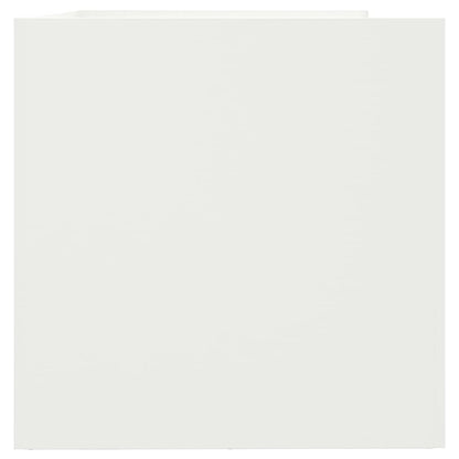 Plantenbak 62x47x46 cm koudgewalst staal wit 1 62 x 47 x 46 cm Wit