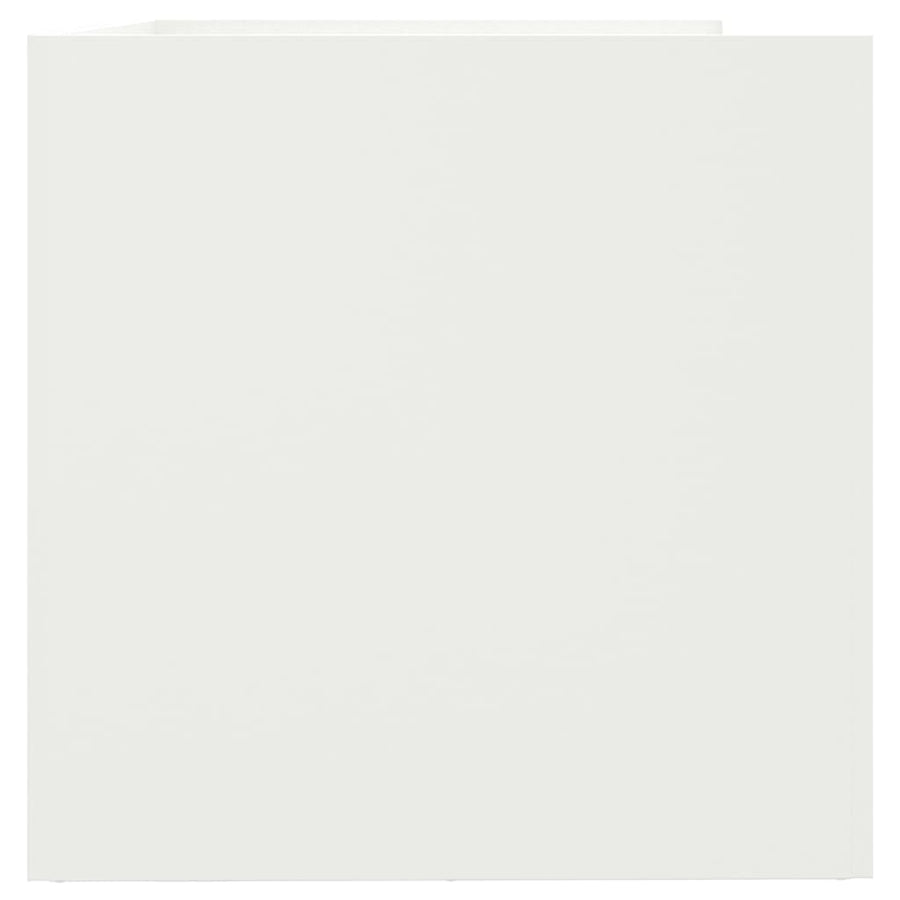 Plantenbak 62x47x46 cm koudgewalst staal wit 1 62 x 47 x 46 cm Wit
