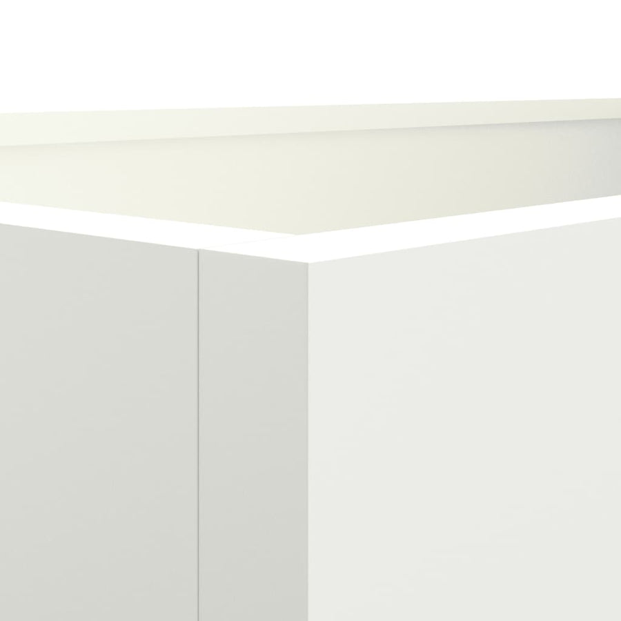Plantenbak 62x47x46 cm koudgewalst staal wit 1 62 x 47 x 46 cm Wit