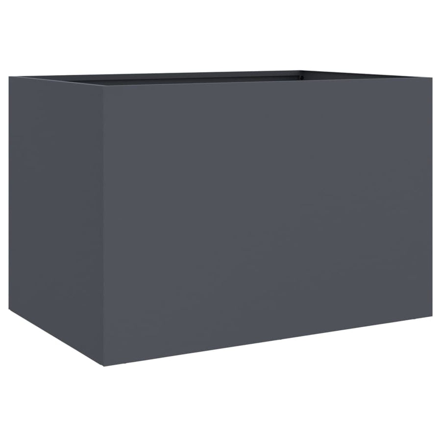 Plantenbak 62x47x46 cm koudgewalst staal antracietkleurig 1 62 x 47 x 46 cm Antraciet