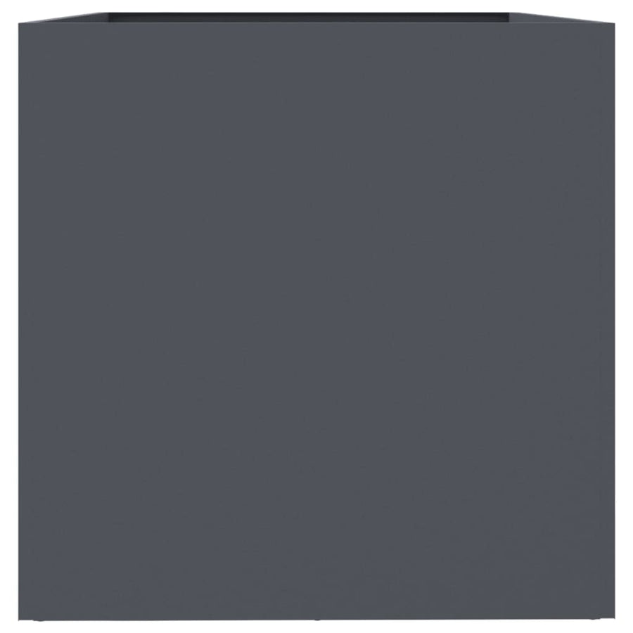 Plantenbak 62x47x46 cm koudgewalst staal antracietkleurig 1 62 x 47 x 46 cm Antraciet
